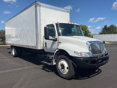 International MV607 Box Truck - 220HP, 6 Speed Automatic, Roll up Door