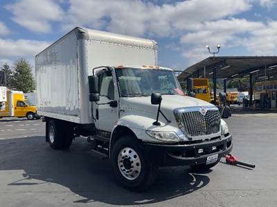 International MV607 Box Truck - 220HP, 6 Speed Automatic, Roll up Door