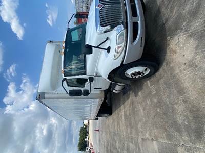 International MV607 Box Truck - 250HP, 6 Speed Automatic, Roll up Door