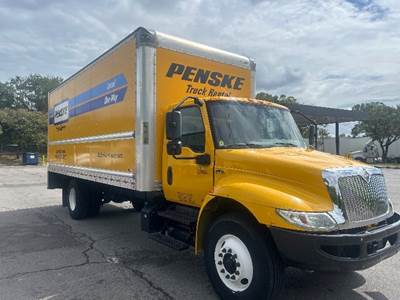 International MV607 Box Truck - 220HP, 6 Speed Automatic, Roll up Door
