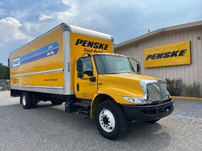 International MV607 Box Truck - 220HP, 6 Speed Automatic, Roll up Door