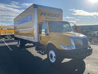 International MV607 Box Truck - 220HP, 6 Speed Automatic, Roll up Door