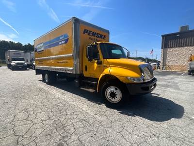 International MV607 Box Truck - 220HP, 6 Speed Automatic, Roll up Door