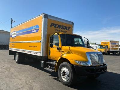 International MV607 Box Truck - 220HP, 6 Speed Automatic, Roll up Door