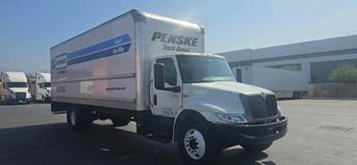 International MV607 Box Truck - 220HP, 6 Speed Automatic, Roll up Door