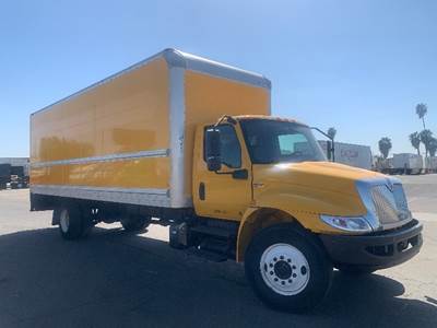 International MV607 Box Truck - 220HP, 6 Speed Automatic, Roll up Door
