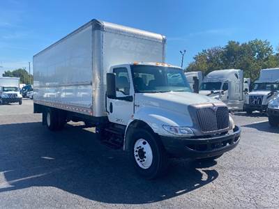 International MV607 Box Truck - 220HP, 6 Speed Automatic, Roll up Door