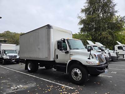 International MV607 Box Truck - 220HP, 6 Speed Automatic, Roll up Door
