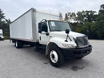 International MV607 Box Truck - 220HP, 7 Speed Automatic