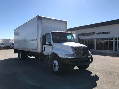International MV607 Box Truck - 220HP, 6 Speed Automatic, Roll up Door