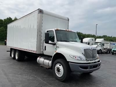 International MV607 Box Truck - 330HP, 6 Speed Automatic