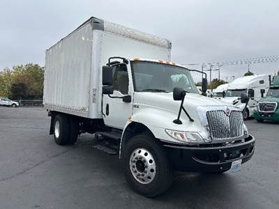 International MV607 Box Truck - 220HP, 6 Speed Automatic, Roll up Door