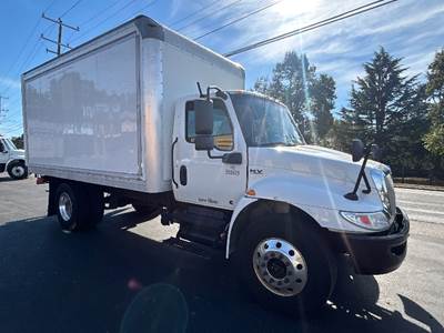 International MV607 Box Truck - 220HP, 6 Speed Automatic, Roll up Door