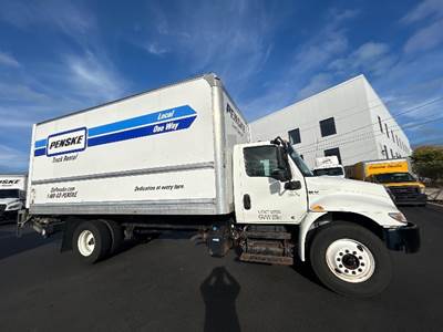 International MV607 Box Truck - 220HP, 6 Speed Automatic, Roll up Door