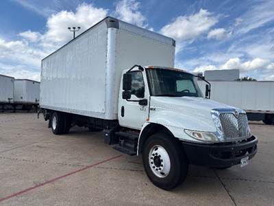 International MV607 Box Truck - 220HP, 6 Speed Automatic, Roll up Door