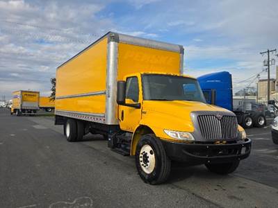 International MV607 Box Truck - 220HP, 6 Speed Automatic, Roll up Door