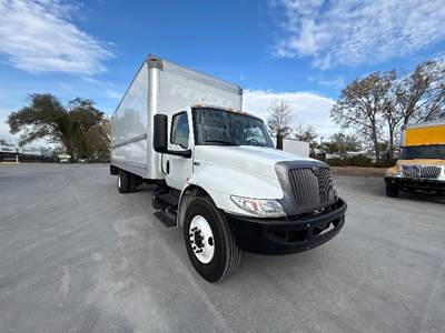 International MV607 Box Truck - 220HP, 6 Speed Automatic, Roll up Door