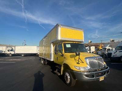 International MV607LP Box Truck - 220HP, 6 Speed Automatic, Swing Door