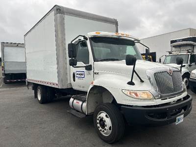 International MV607LP Box Truck - 220HP, 6 Speed Automatic, Roll up Door