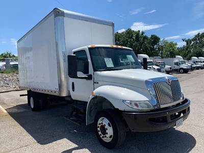 International MV607LP Box Truck - 220HP, 7 Speed Automatic, Roll up Door