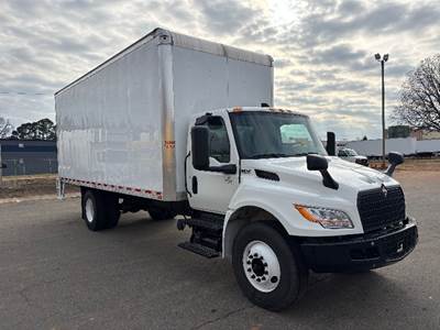 International MV607N Box Truck - 220HP, 6 Speed Automatic, Roll up Door