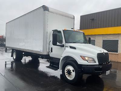 International MV607N Box Truck - 240HP, 6 Speed Automatic, Roll up Door
