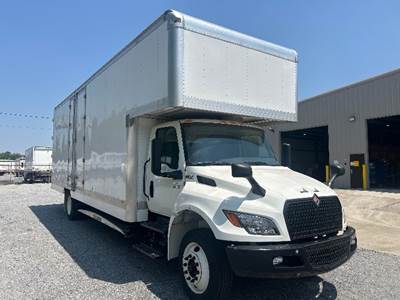 International MV607N Box Truck - 220HP, 6 Speed Automatic, Swing Door