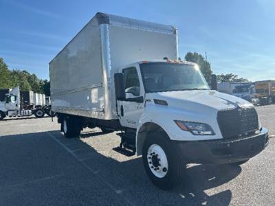 International MV607N Box Truck - 220HP, 6 Speed Automatic, Roll up Door