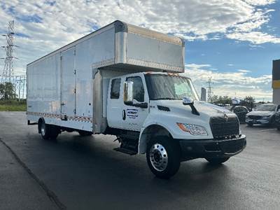 International MV607N Box Truck - 220HP, 6 Speed Automatic, Swing Door