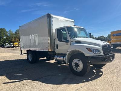 International MV607NLP Box Truck - 220HP, 6 Speed Automatic, Roll up Door