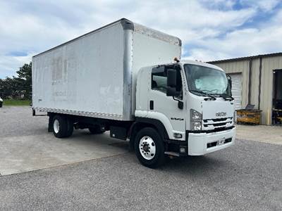Isuzu FTR Box Truck - 215HP, 6 Speed Automatic, Swing Door