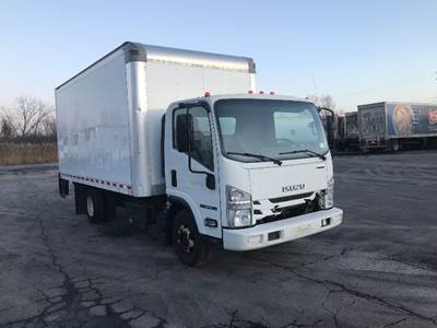 Isuzu NPR Box Truck - 210HP, 6 Speed Automatic, Roll up Door, Liftgate