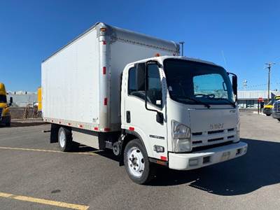 Isuzu NPR Box Truck - 220HP, 6 Speed Automatic, Roll up Door