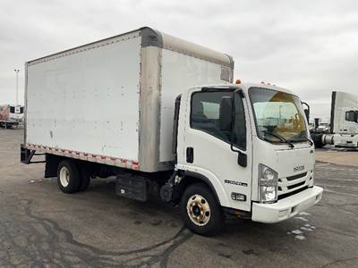 Isuzu NPR Box Truck - 215HP, 6 Speed Automatic, Roll up Door