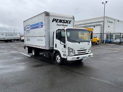 Isuzu NPR 16 ft Box Truck - 215HP, 6 Speed Automatic, Roll up Door