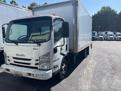 Isuzu NPR 16 ft Box Truck - 215HP, 6 Speed Automatic, Roll up Door