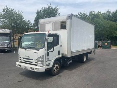 Isuzu NPR 16 ft Box Truck - 215HP, 6 Speed Automatic, Roll up Door