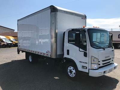 Isuzu NPR Box Truck - 215HP, 6 Speed Automatic, Roll up Door