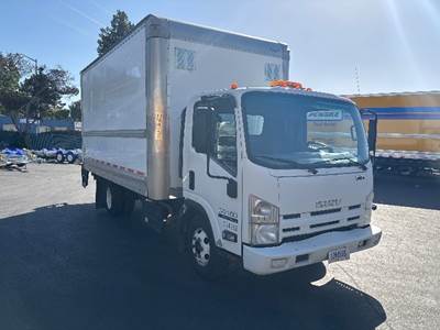 Isuzu NPR 16 ft Box Truck - 215HP, 6 Speed Automatic, Roll up Door