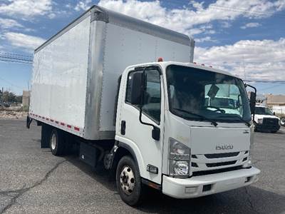 Isuzu NPR 18 ft Box Truck - 215HP, 6 Speed Automatic, Roll up Door