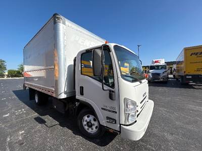 Isuzu NPR Box Truck - 215HP, 6 Speed Automatic, Roll up Door