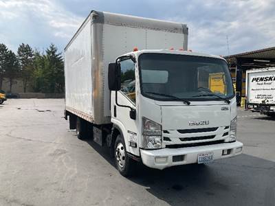 Isuzu NPR 16 ft Box Truck - 215HP, 6 Speed Automatic, Roll up Door