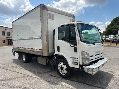 Isuzu NPR 16 ft Box Truck - 215HP, 6 Speed Automatic, Roll up Door