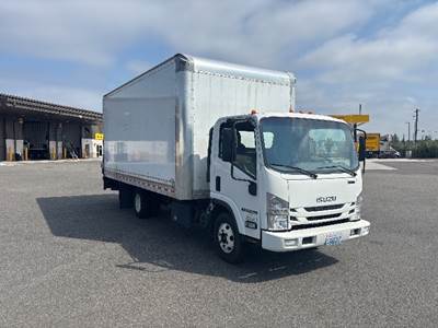 Isuzu NPR 18 ft Box Truck - 215HP, 6 Speed Automatic, Roll up Door