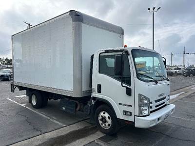 Isuzu NPR 16 ft Box Truck - 215HP, 6 Speed Automatic, Roll up Door