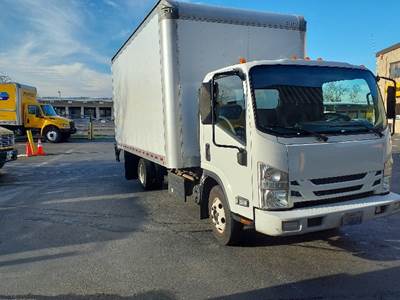 Isuzu NPR Box Truck - 215HP, 6 Speed Automatic, Roll up Door