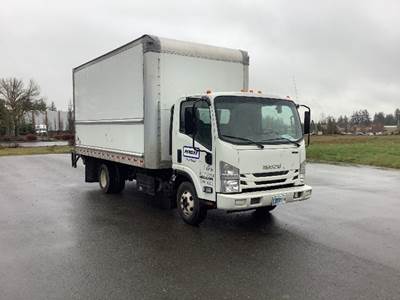 Isuzu NPR Box Truck - 215HP, 6 Speed Automatic, Roll up Door