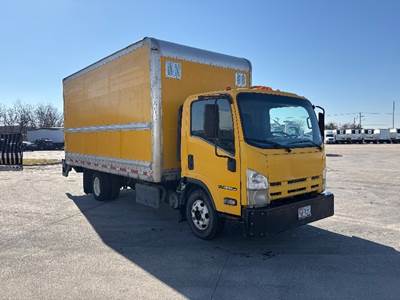 Isuzu NPR Box Truck - 210HP, 6 Speed Automatic, Roll up Door