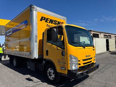 Isuzu NPR Box Truck - 215HP, 6 Speed Automatic, Roll up Door