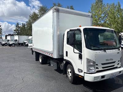 Isuzu NPR Box Truck - 215HP, 6 Speed Automatic, Roll up Door